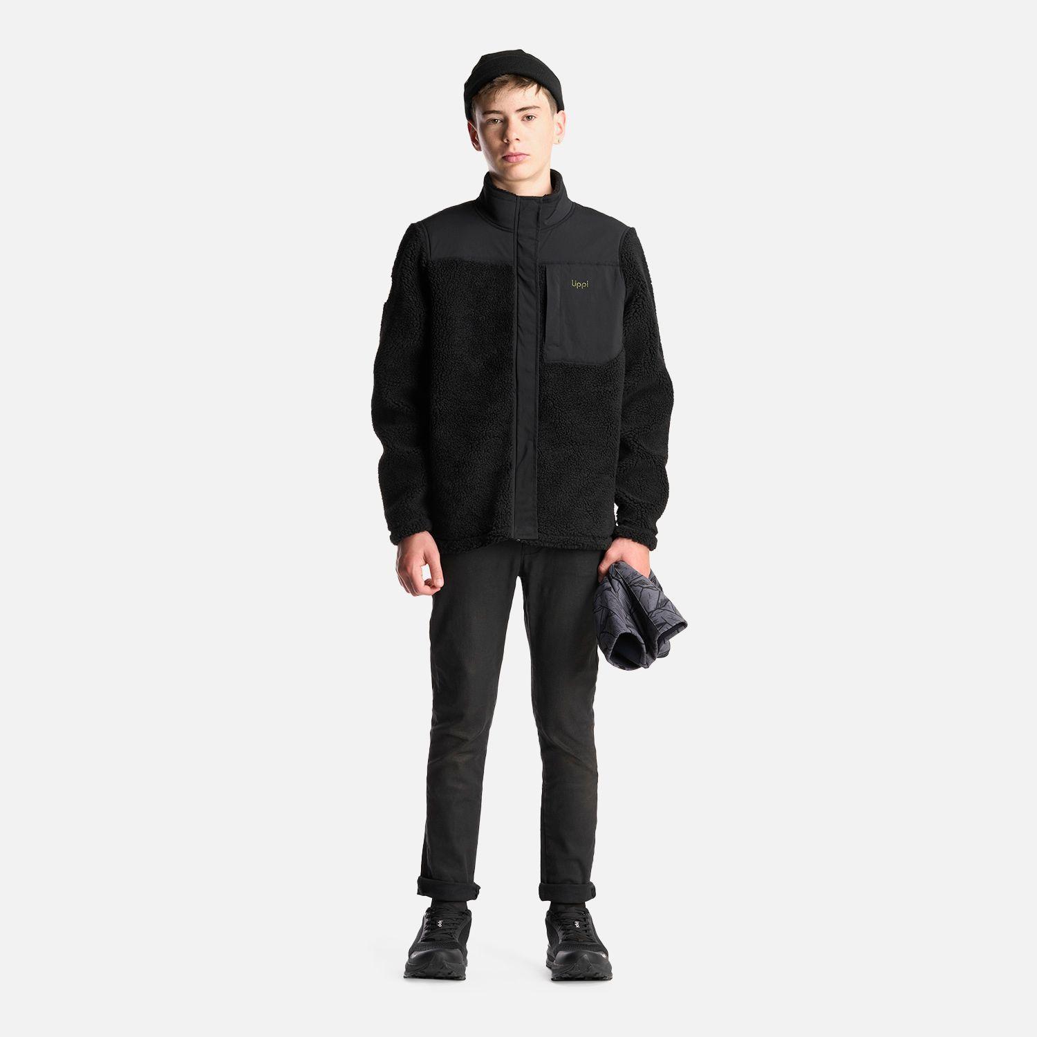 Chaqueta Teen Boy Glaciar Sherpa-Pro Jacket Negro Lippi-6