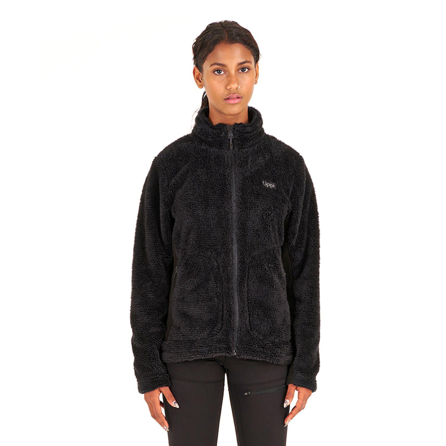 Chaqueta Mujer Ferret Shaggy-Pro Jacket Falabella Negro Lippi-1