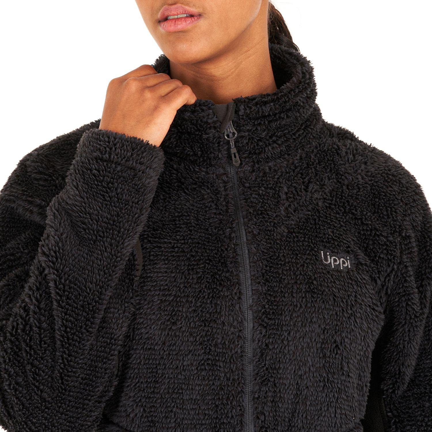 Chaqueta Mujer Ferret Shaggy-Pro Jacket Falabella Negro Lippi-6