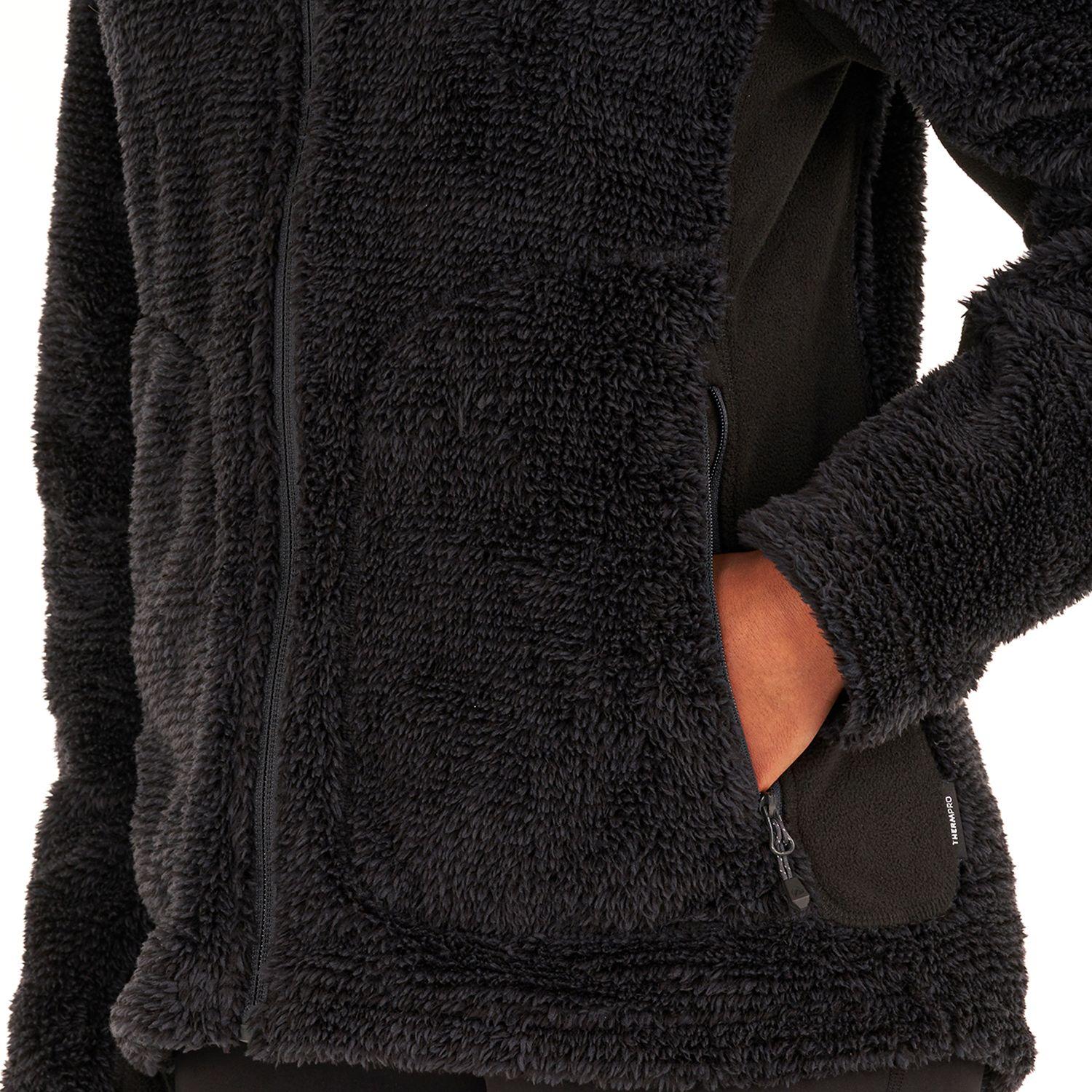 Chaqueta Mujer Ferret Shaggy-Pro Jacket Falabella Negro Lippi-7