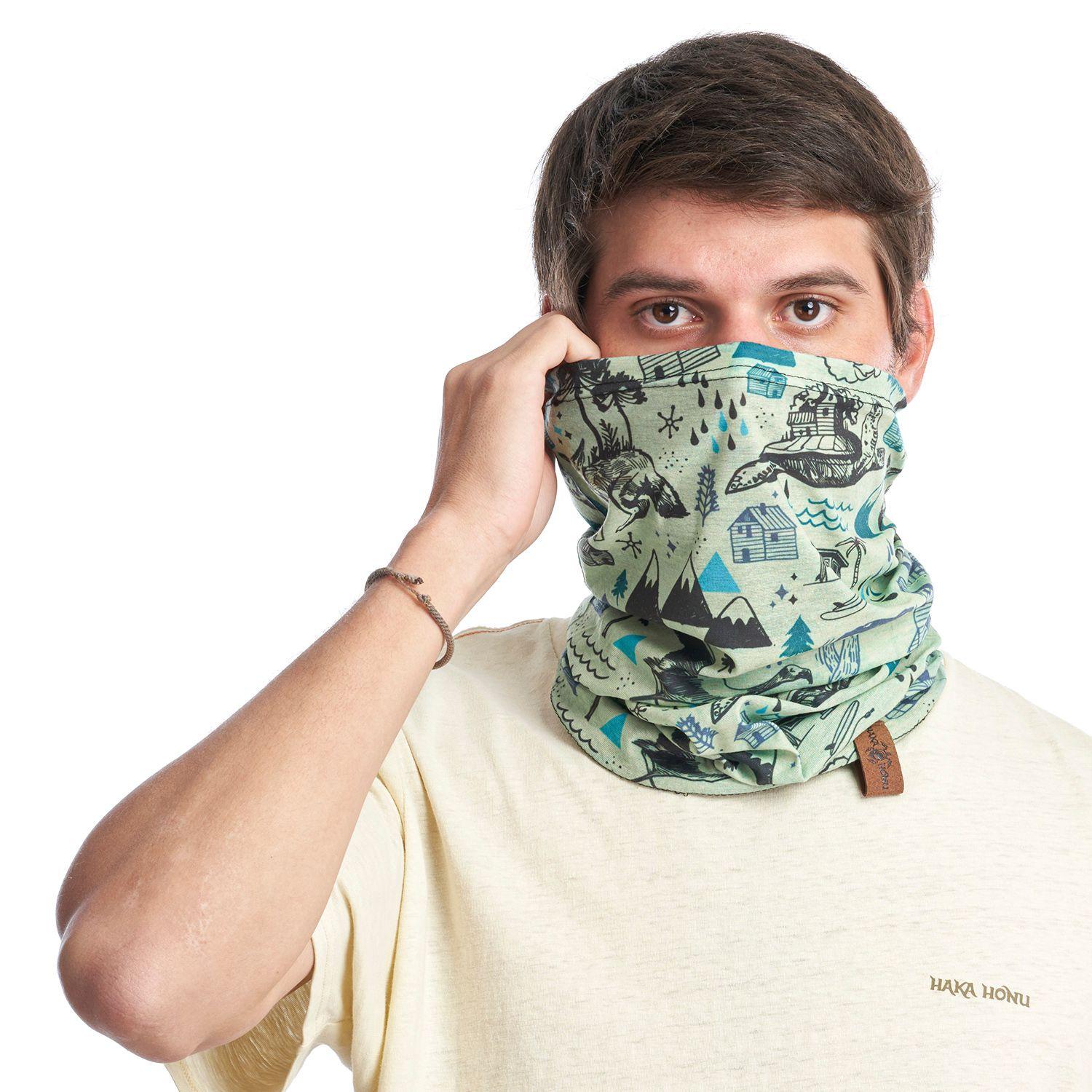 Headex Unisex Cuello Fauna Verde Agua Haka Honu V22-1
