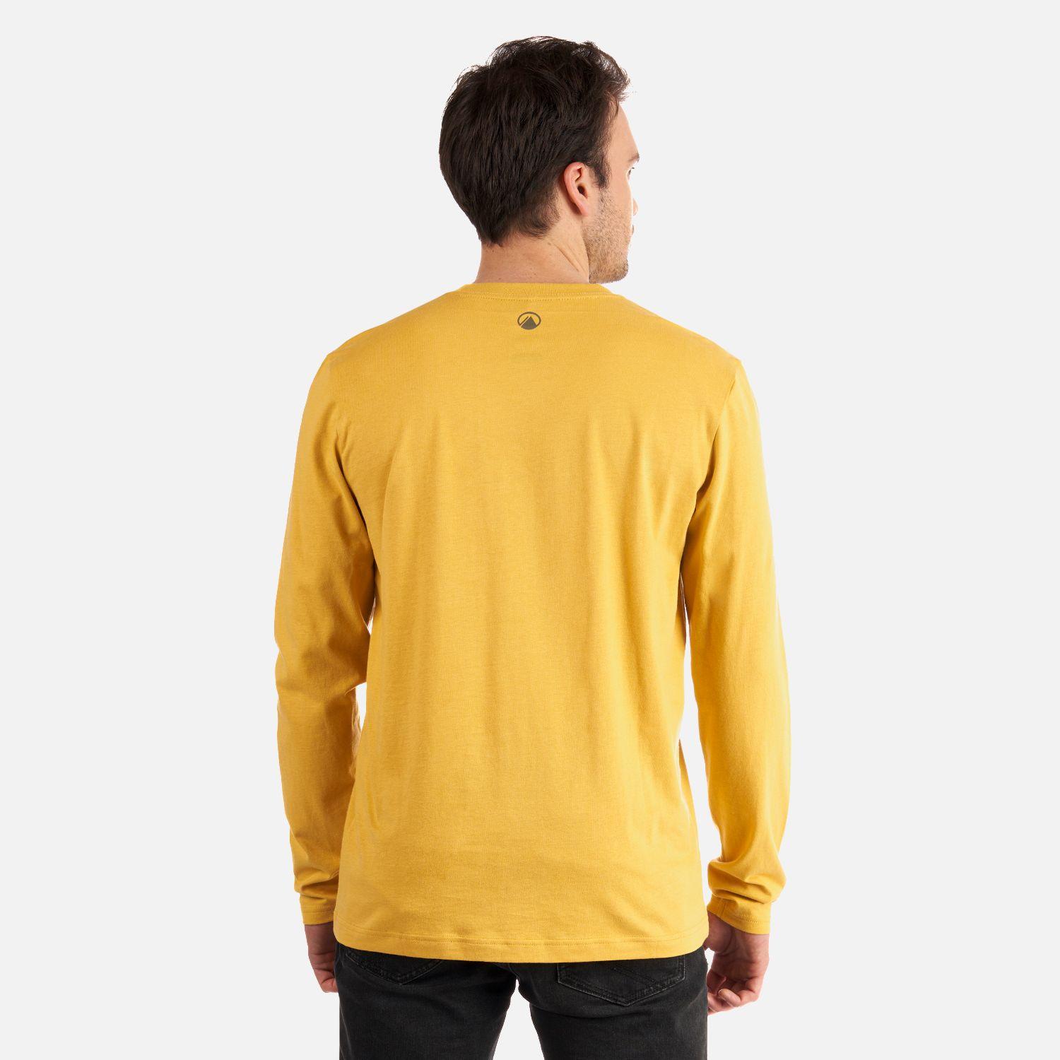 Polera Hombre Logo Lippi Long Sleeve T-Shirt Mostaza Lippi-4