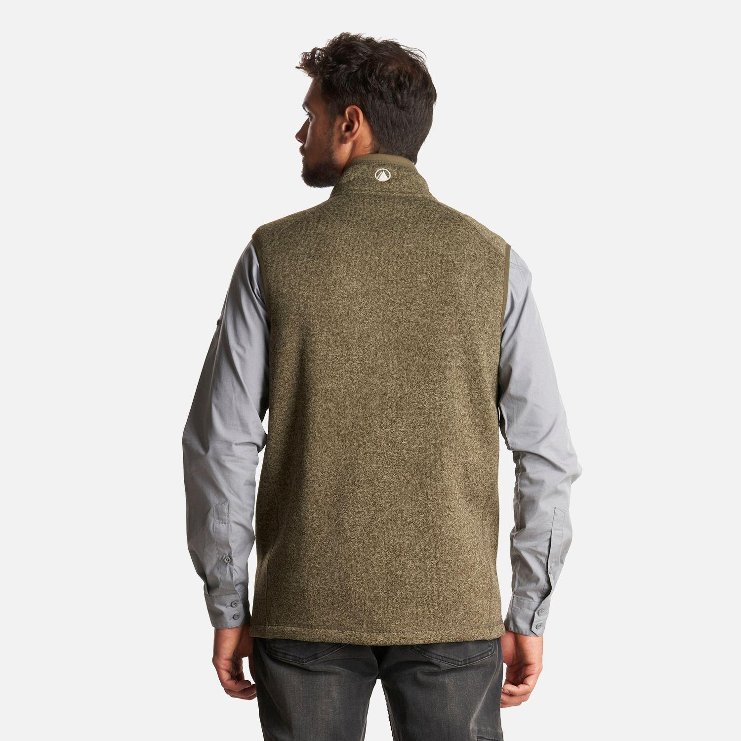 Chaqueta Hombre Coronado Therm-Pro Vest Melange Verde Oscuro Lippi-3