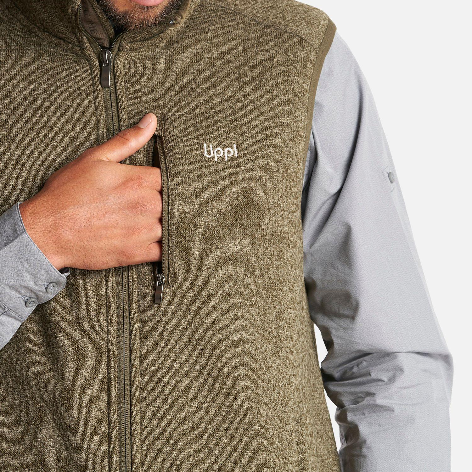 Chaqueta Hombre Coronado Therm-Pro Vest Melange Verde Oscuro Lippi-4