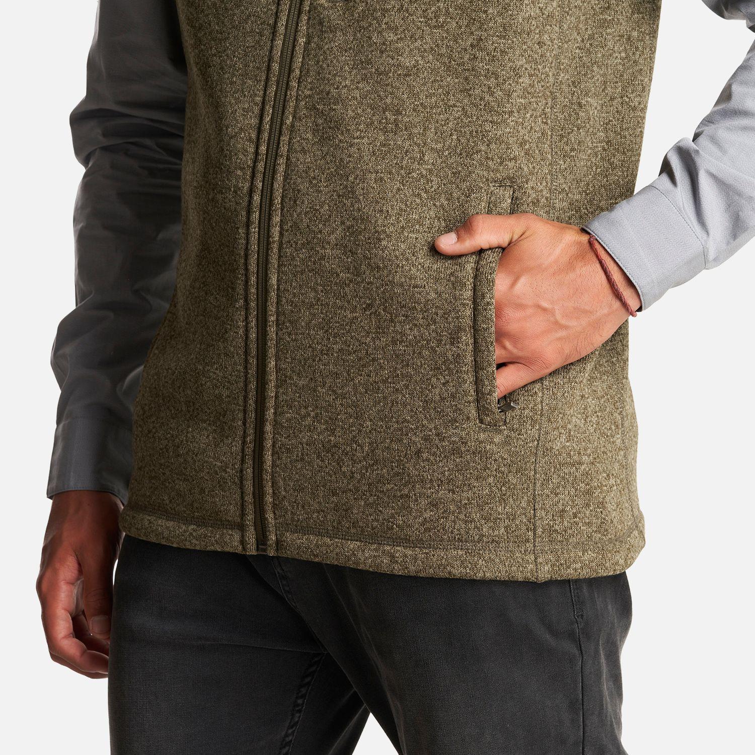 Chaqueta Hombre Coronado Therm-Pro Vest Melange Verde Oscuro Lippi-5