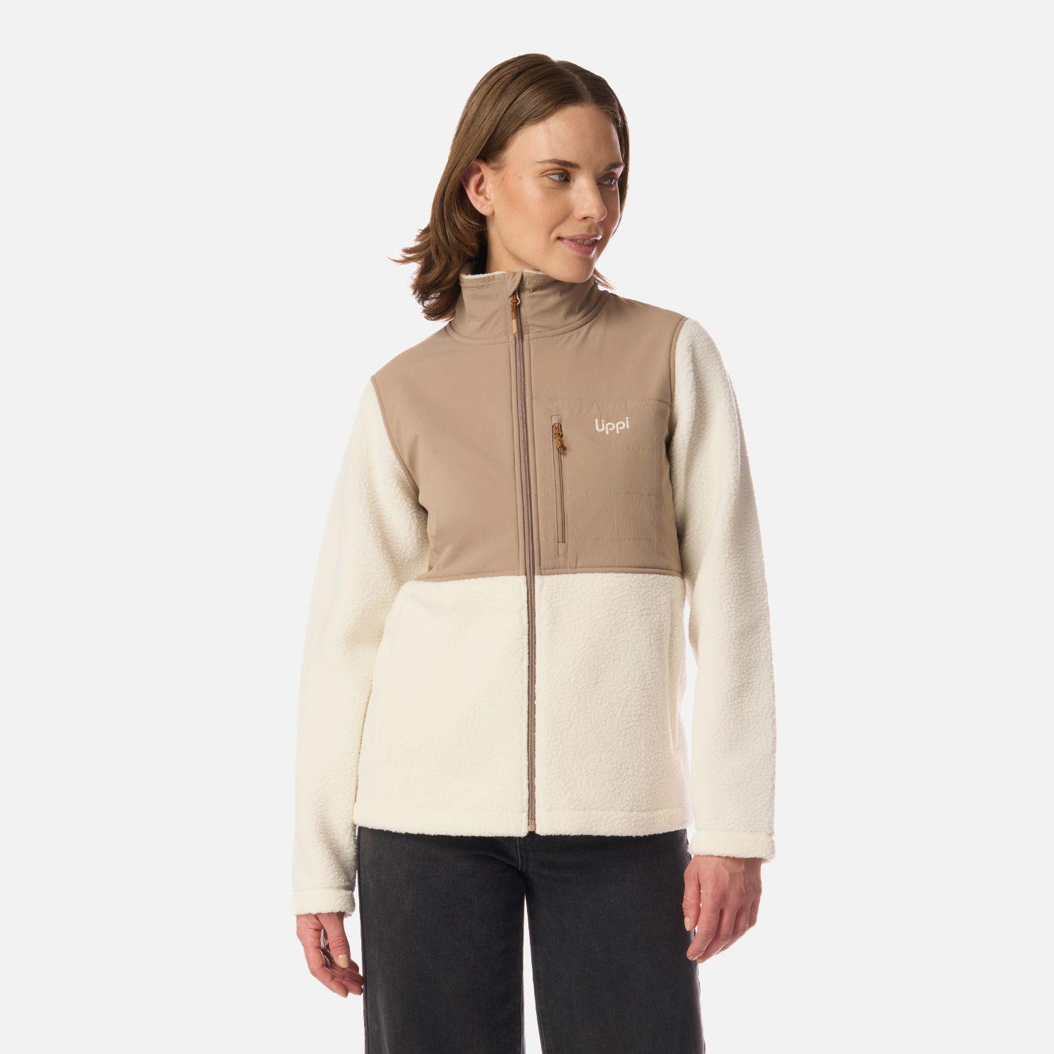Polar Mujer Glaciar Sherpa-Pro Jacket Crema Lippi I26-0