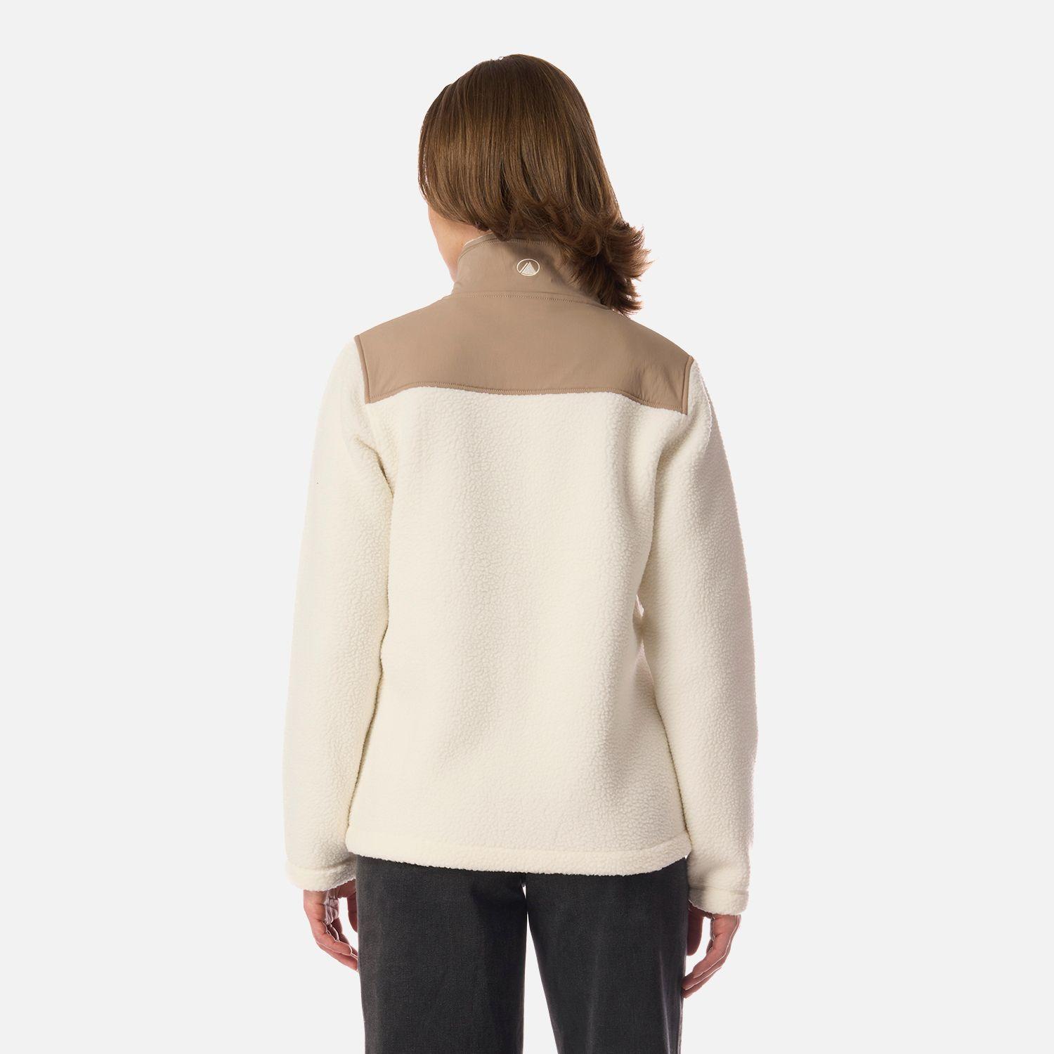 Polar Mujer Glaciar Sherpa-Pro Jacket Crema Lippi I26-2