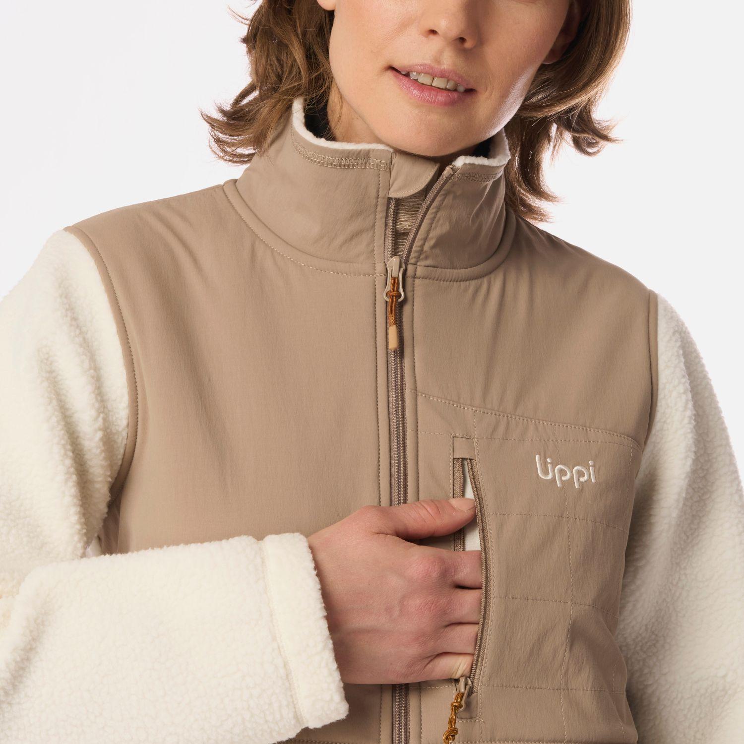 Polar Mujer Glaciar Sherpa-Pro Jacket Crema Lippi I26-3