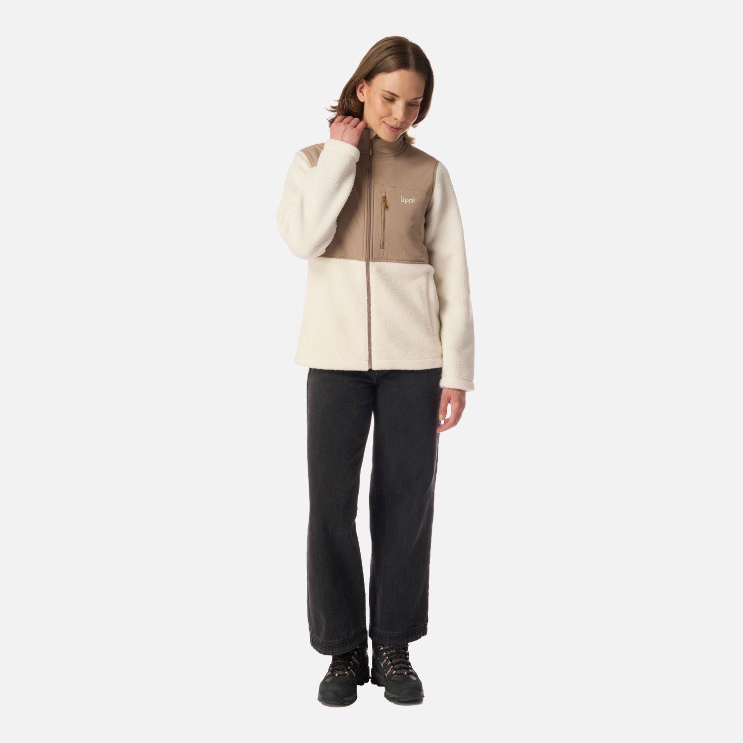 Polar Mujer Glaciar Sherpa-Pro Jacket Crema Lippi I26-5