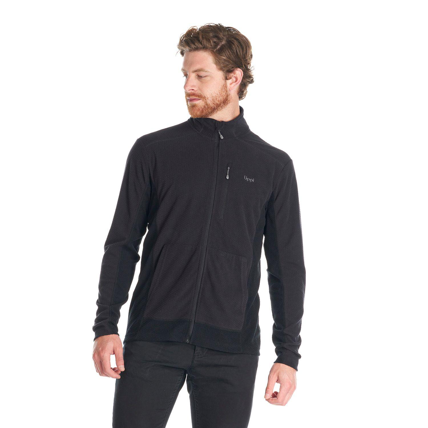 Poleron Hombre Numan Nano-F Jacket Negro Lippi I22-1