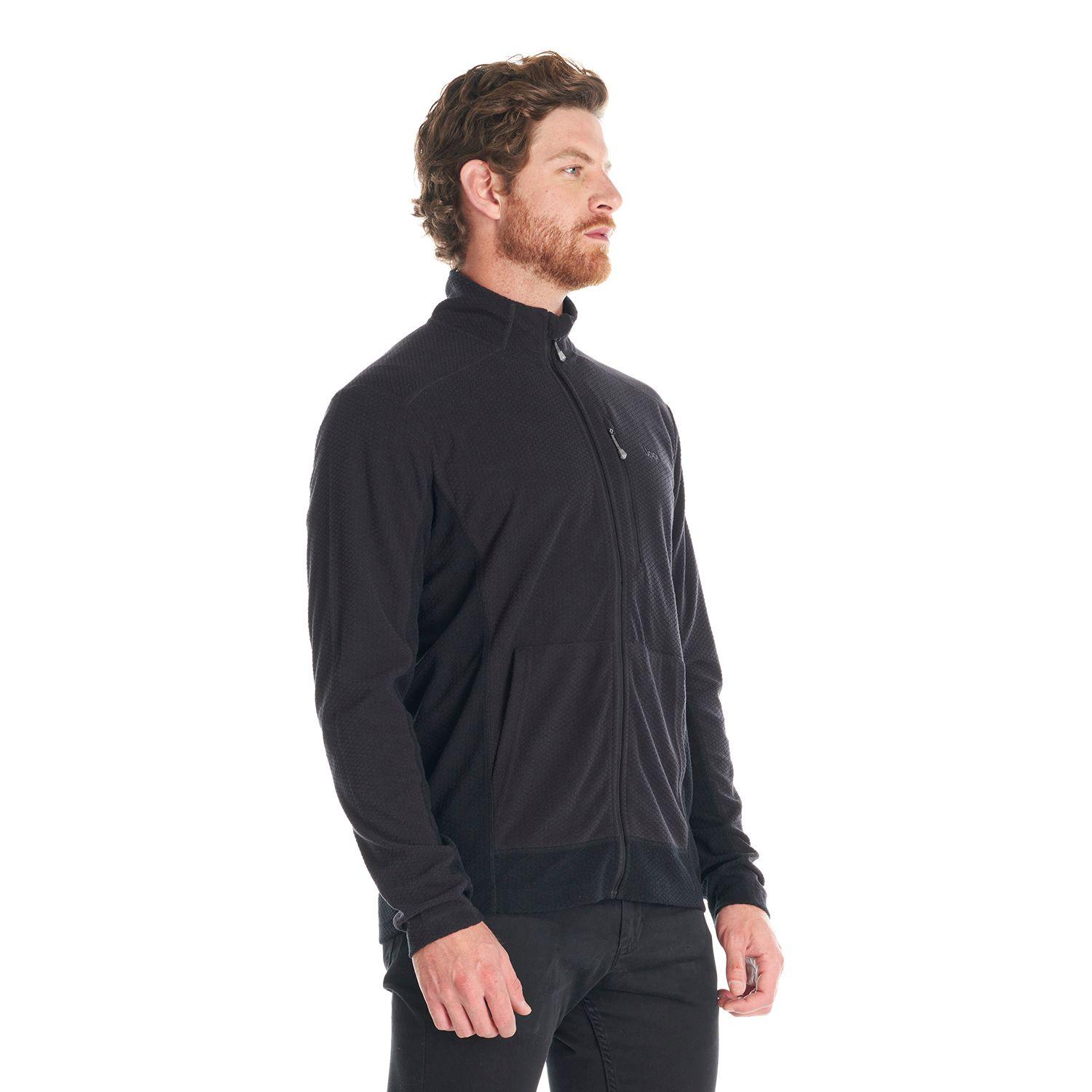Poleron Hombre Numan Nano-F Jacket Negro Lippi I22-2