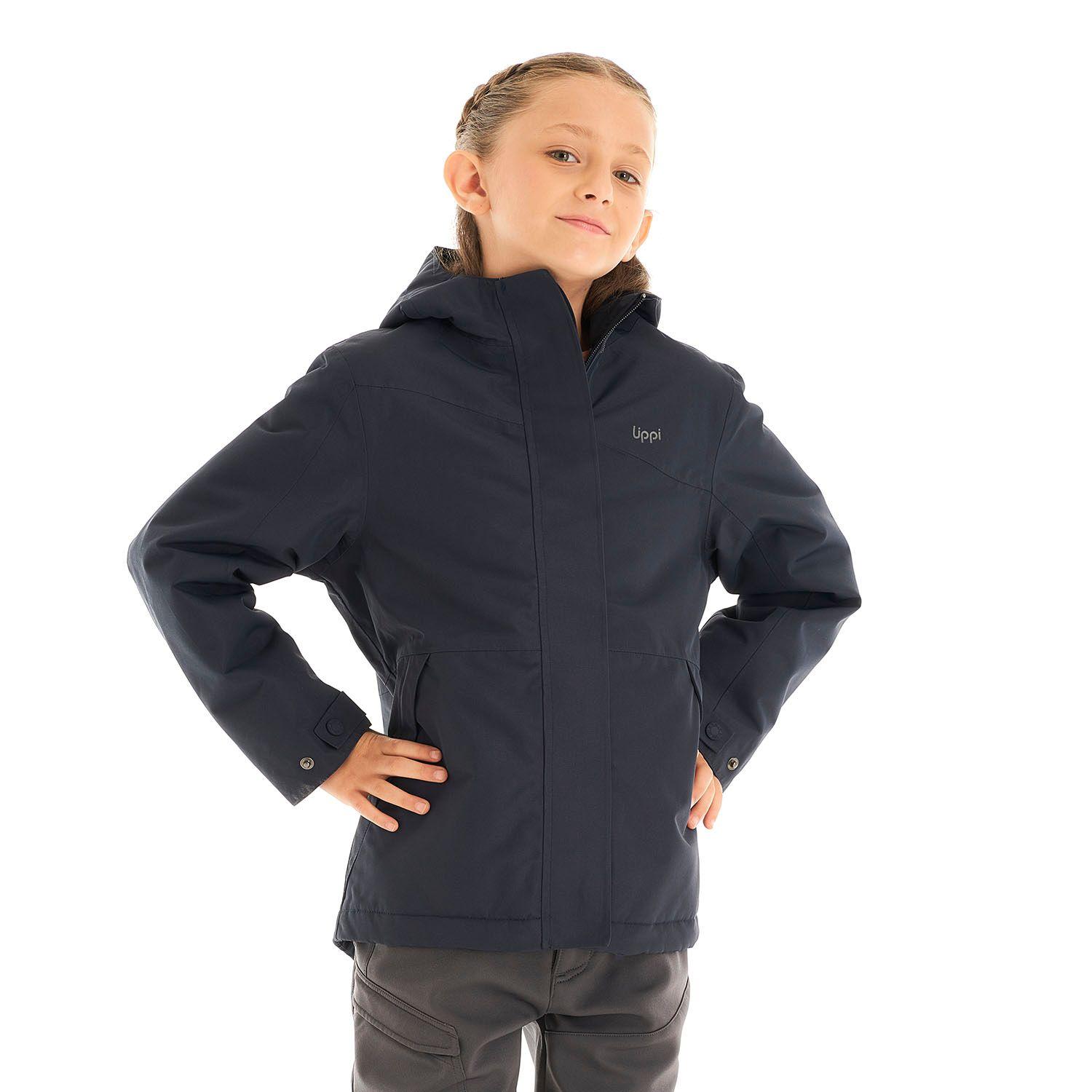 Chaqueta Niña Andes Snow B-Dry Hoody Jacket Azul Marino Lippi-1