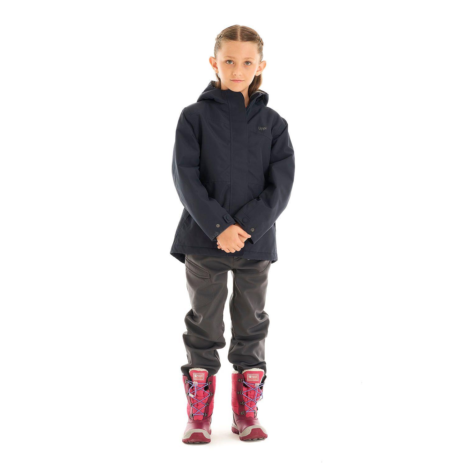 Chaqueta Niña Andes Snow B-Dry Hoody Jacket Azul Marino Lippi-7