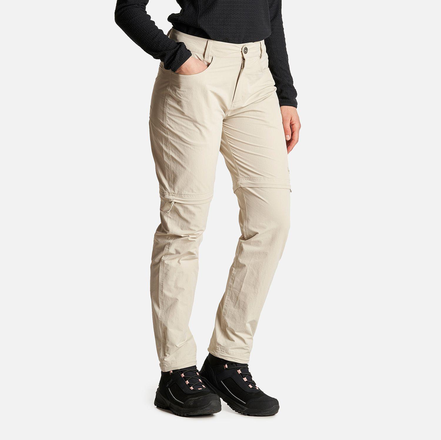 Pantalon Mujer Enduring Mix-2 Q-Dry Pants Crema Lippi-2