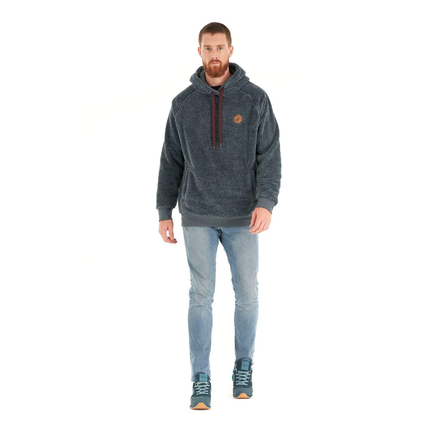 Poleron Hombre Cangur-oso Azul Haka Honu V21-5