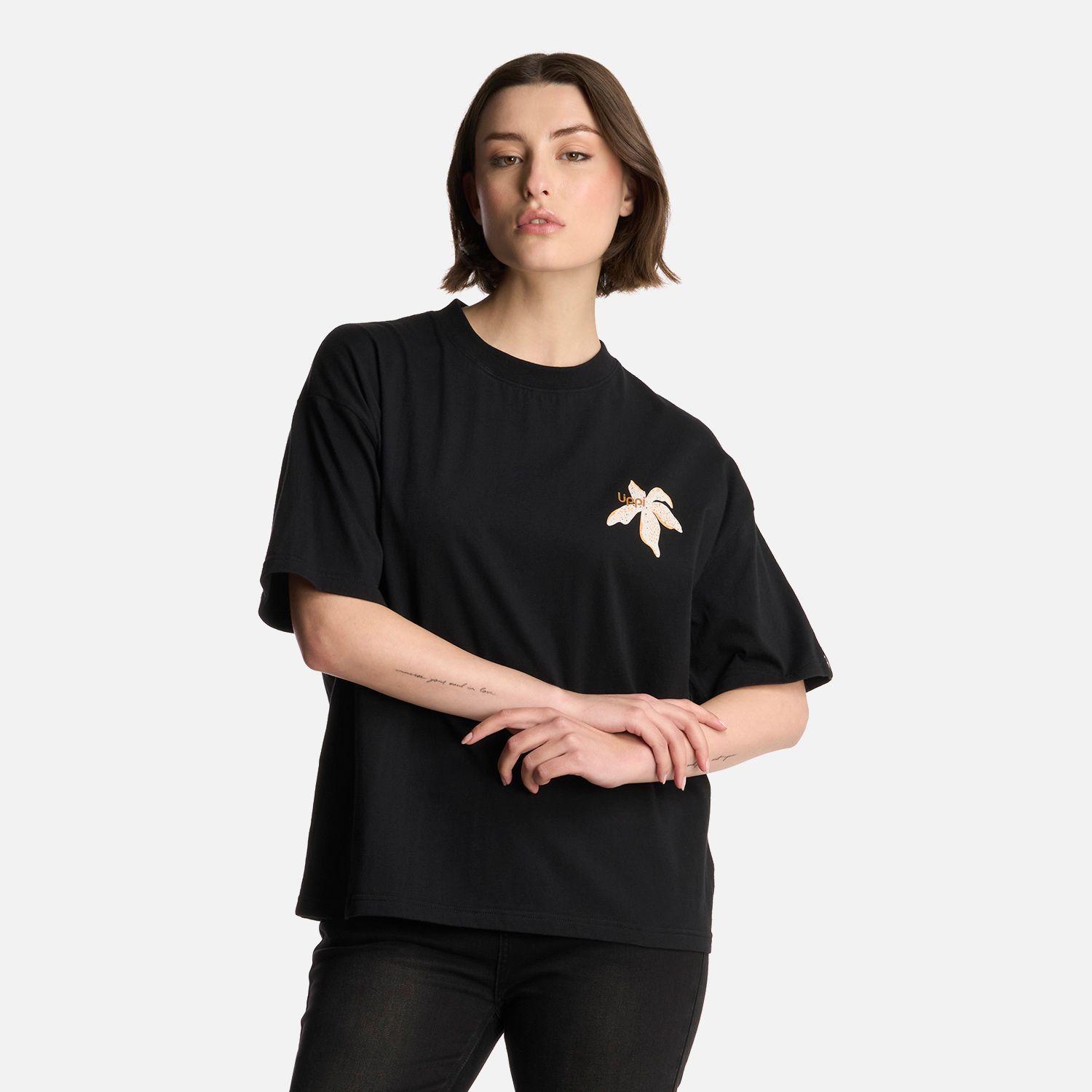 Polera Mujer Sun T-Shirt Negro Lippi-0