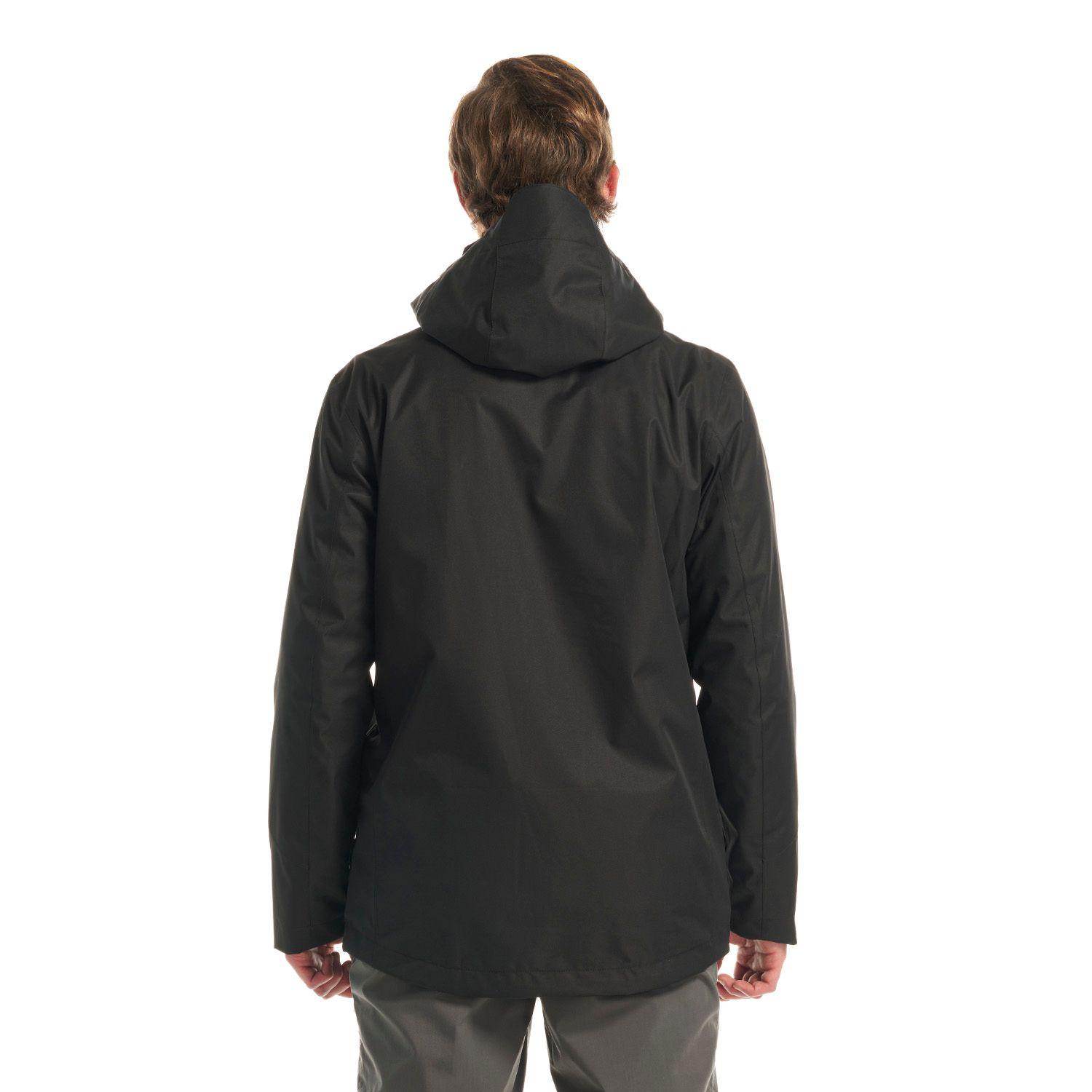 Chaqueta Hombre Tres Cruces Fusion-3 Hoody Jacket Negro/ Negro Lippi-5