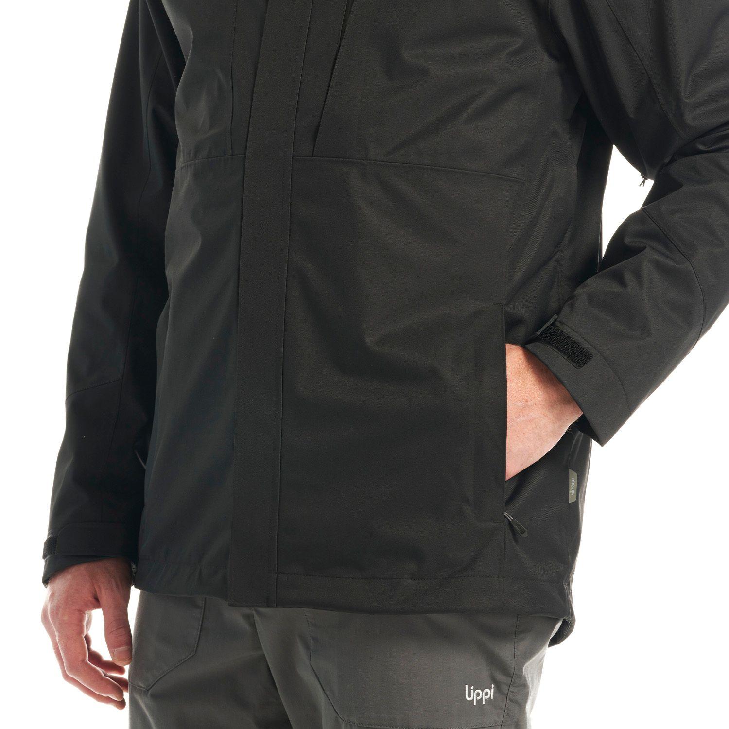 Chaqueta Hombre Tres Cruces Fusion-3 Hoody Jacket Negro/ Negro Lippi-7