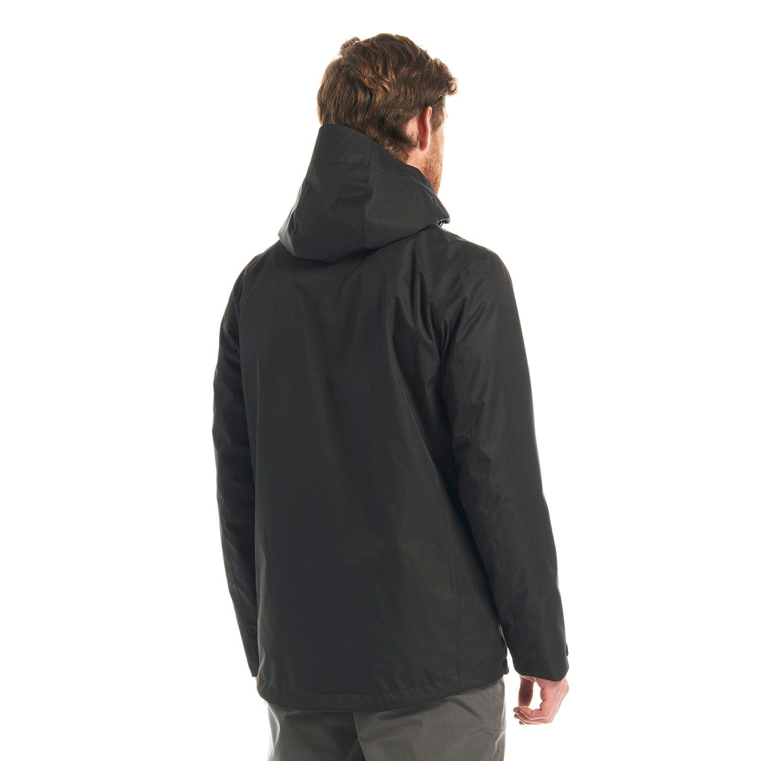 Chaqueta Hombre Tres Cruces Fusion-3 Hoody Jacket Negro/ Negro Lippi-4