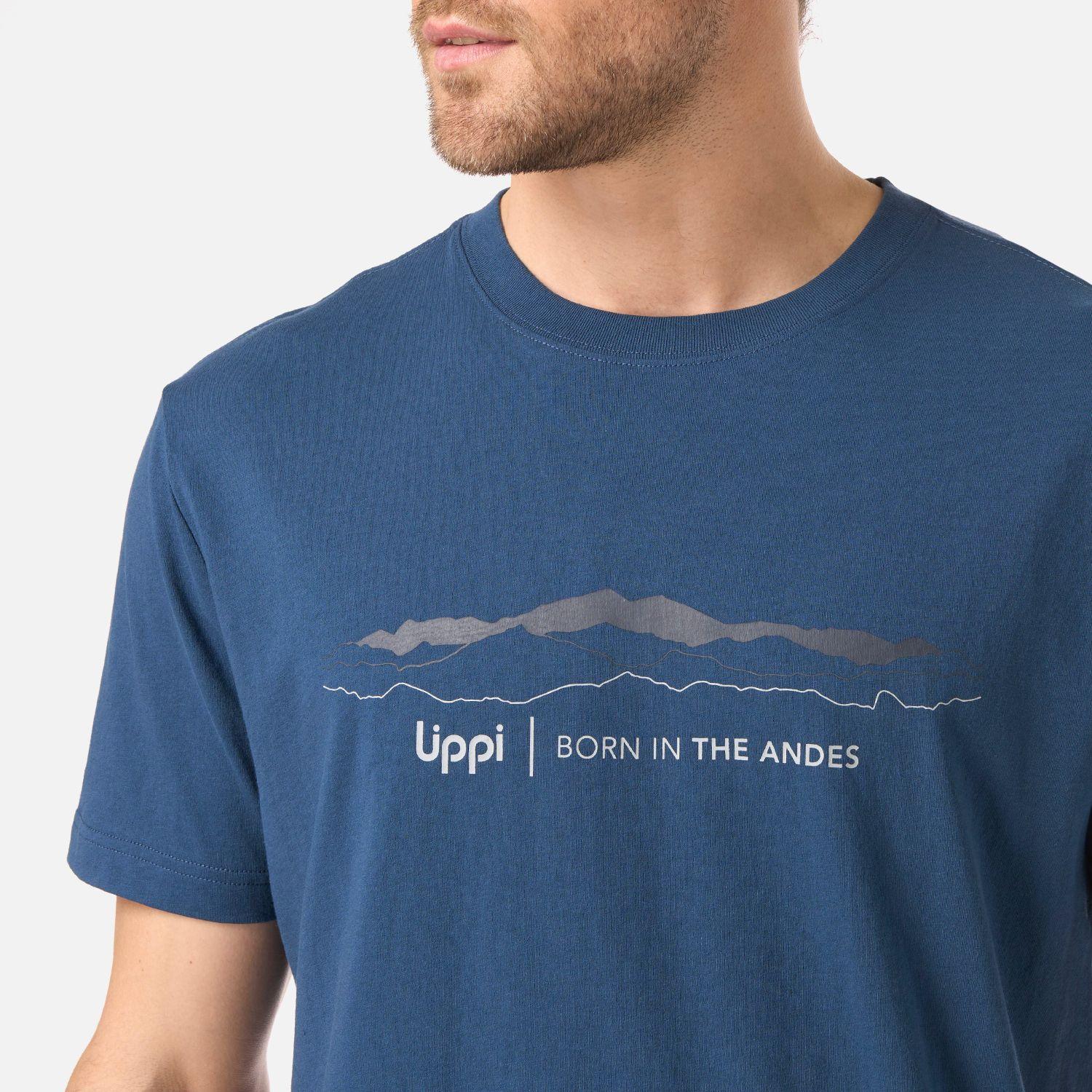 Polera Hombre Logo Lippi Front Print T-Shirt Azul Oscuro Lippi V26-3
