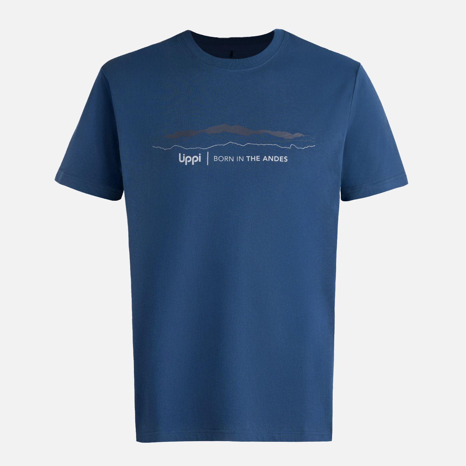 Polera Hombre Logo Lippi Front Print T-Shirt Azul Oscuro Lippi V26-5