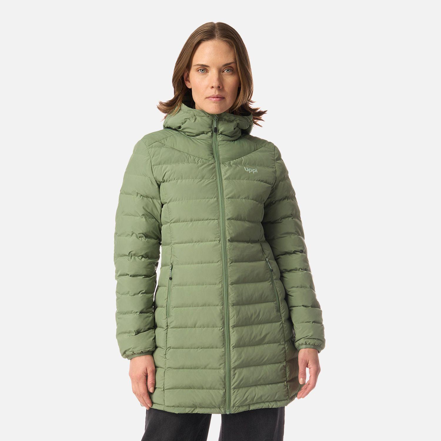 Chaqueta Mujer Snowmass Long Steam-pro Hoody Jacket Jade Oscuro Lippi I26-0