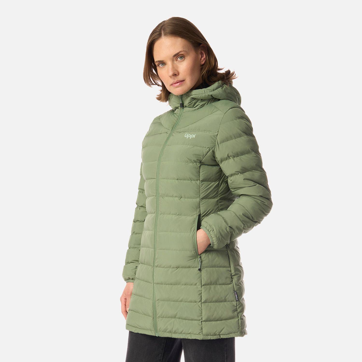 Chaqueta Mujer Snowmass Long Steam-pro Hoody Jacket Jade Oscuro Lippi I26-1