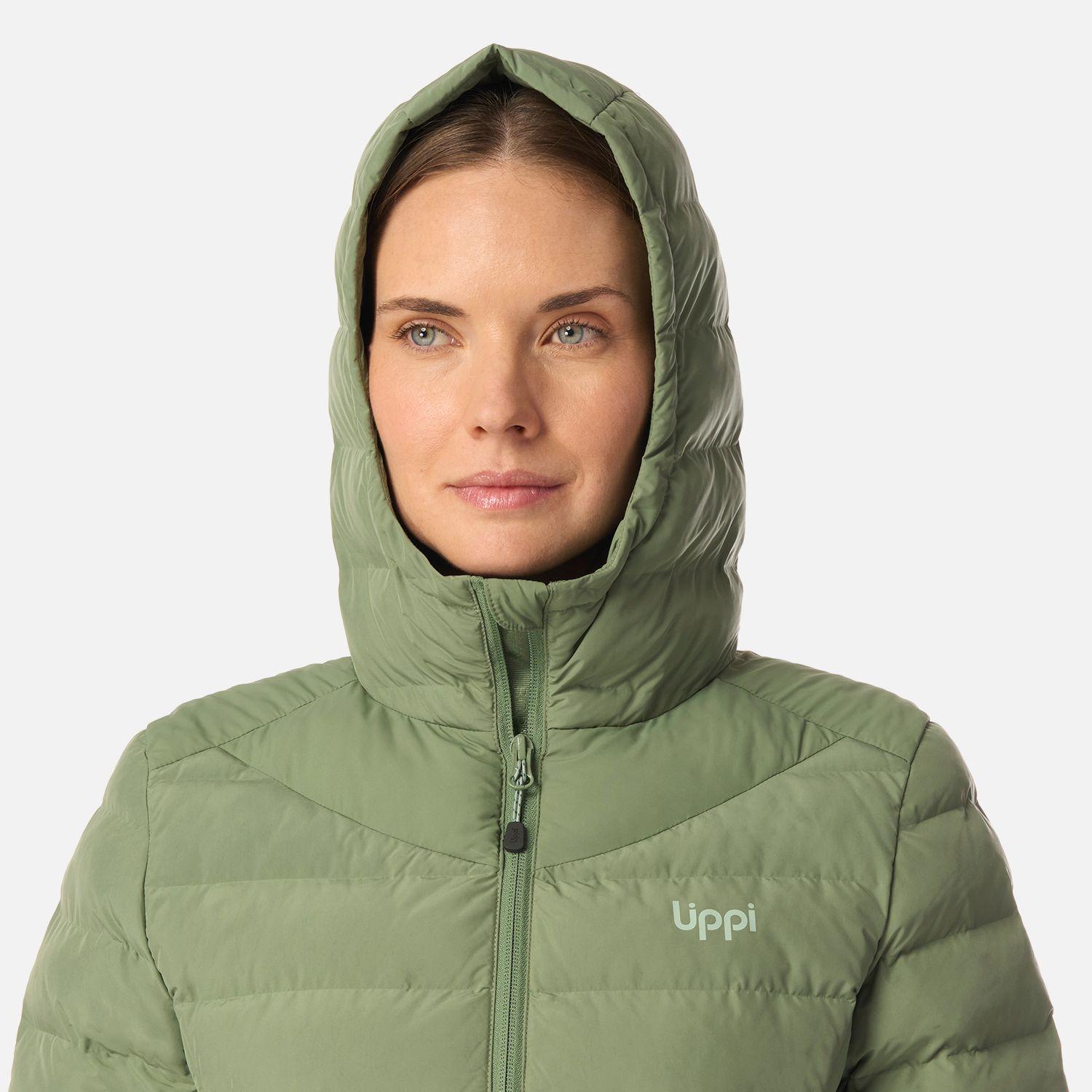 Chaqueta Mujer Snowmass Long Steam-pro Hoody Jacket Jade Oscuro Lippi I26-3
