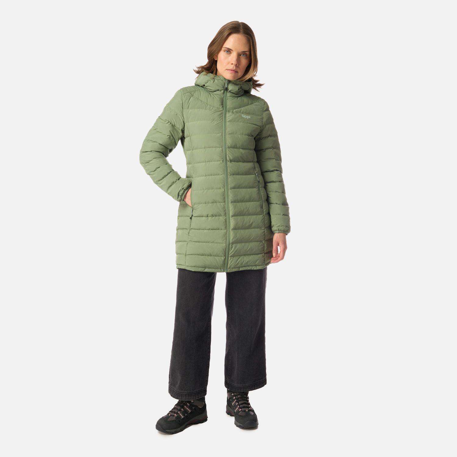 Chaqueta Mujer Snowmass Long Steam-pro Hoody Jacket Jade Oscuro Lippi I26-6