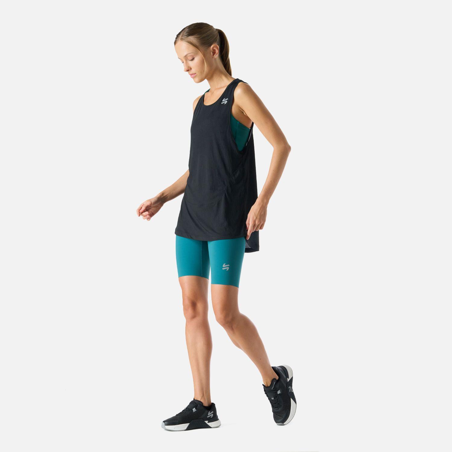 Polera Mujer Tempo Tank Top Negro Vulcano-6