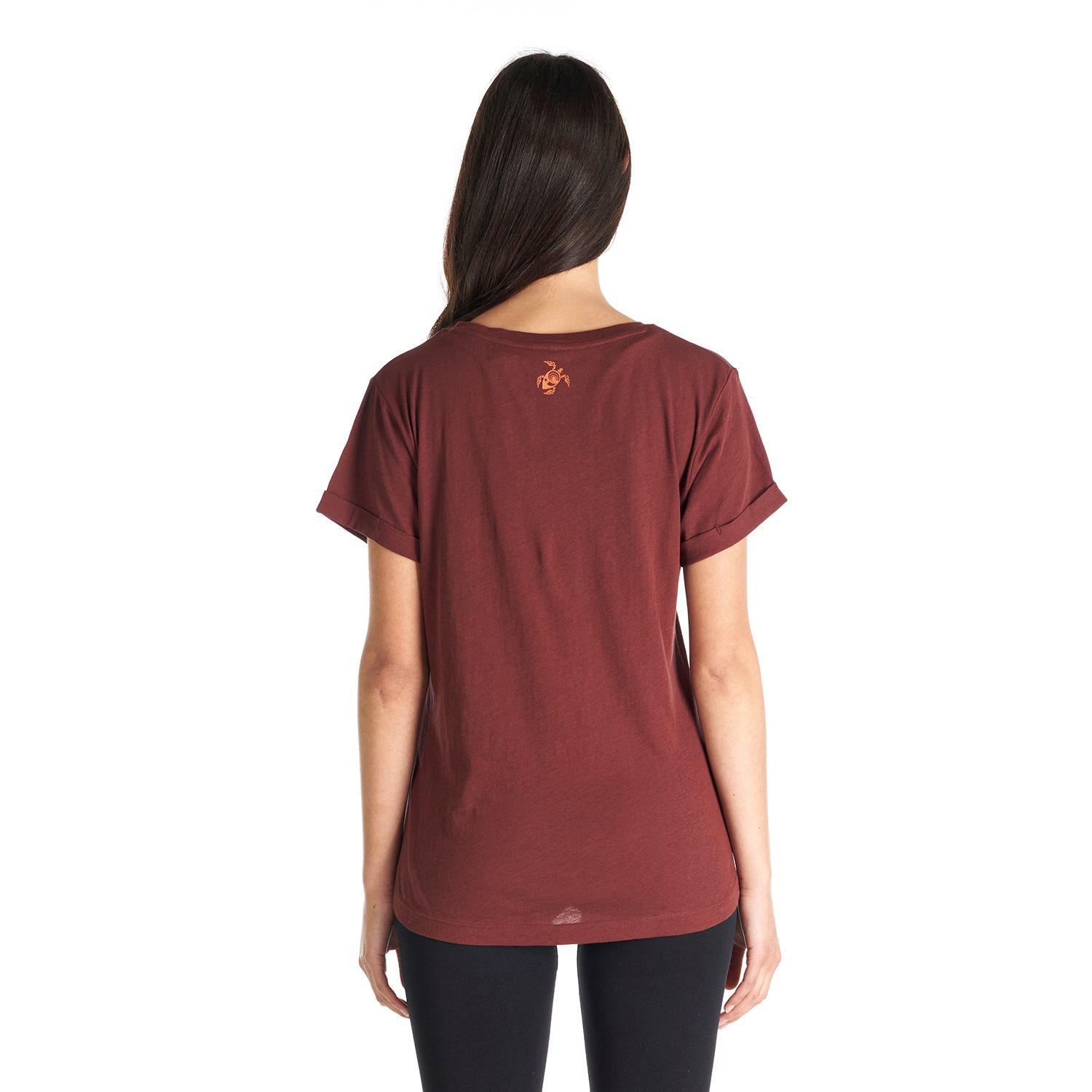 Polera Mujer Polo Burdeo Haka Honu-5
