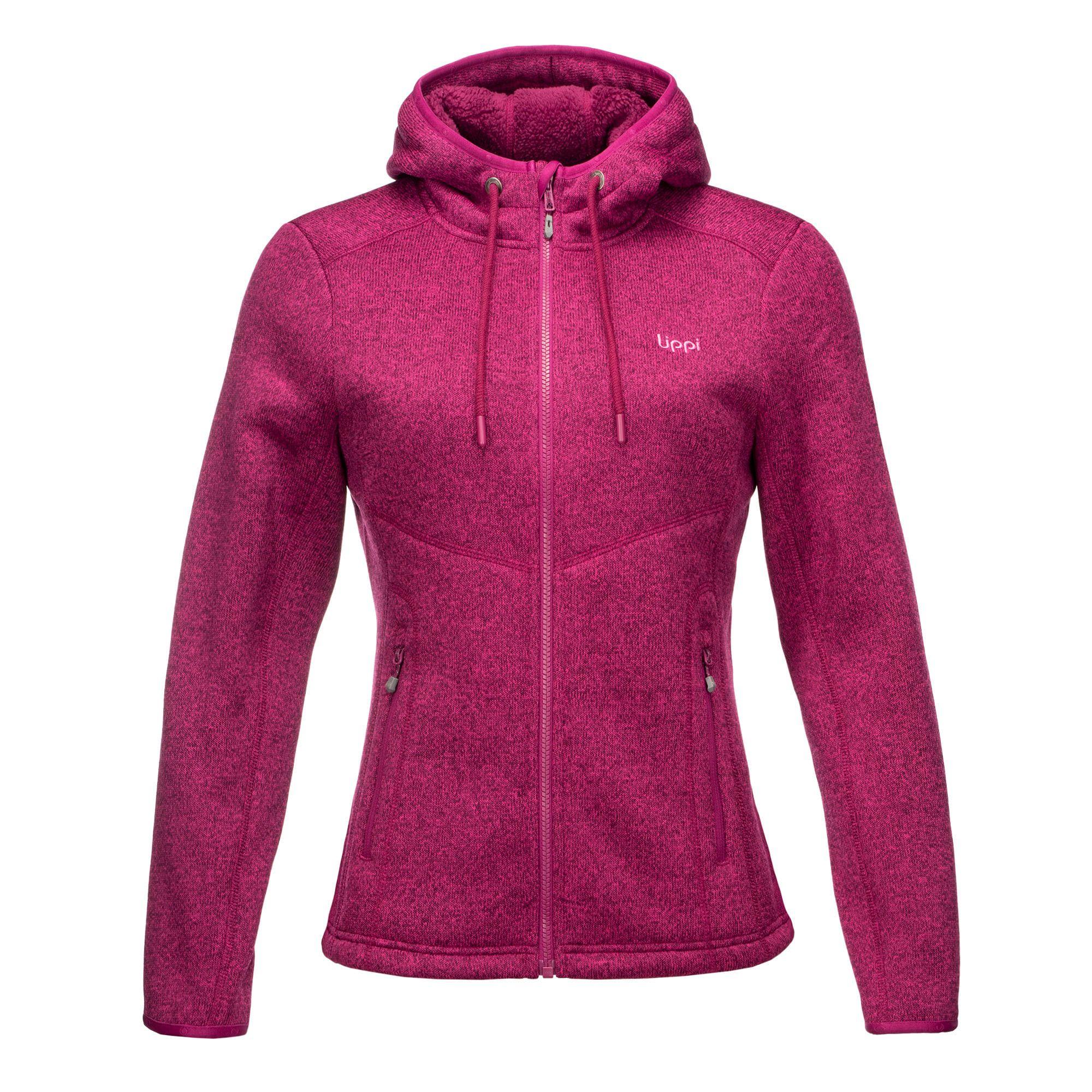 Chaqueta Mujer Sense Blend-Pro Hoody Jacket Melange Purpura Lippi V20-0