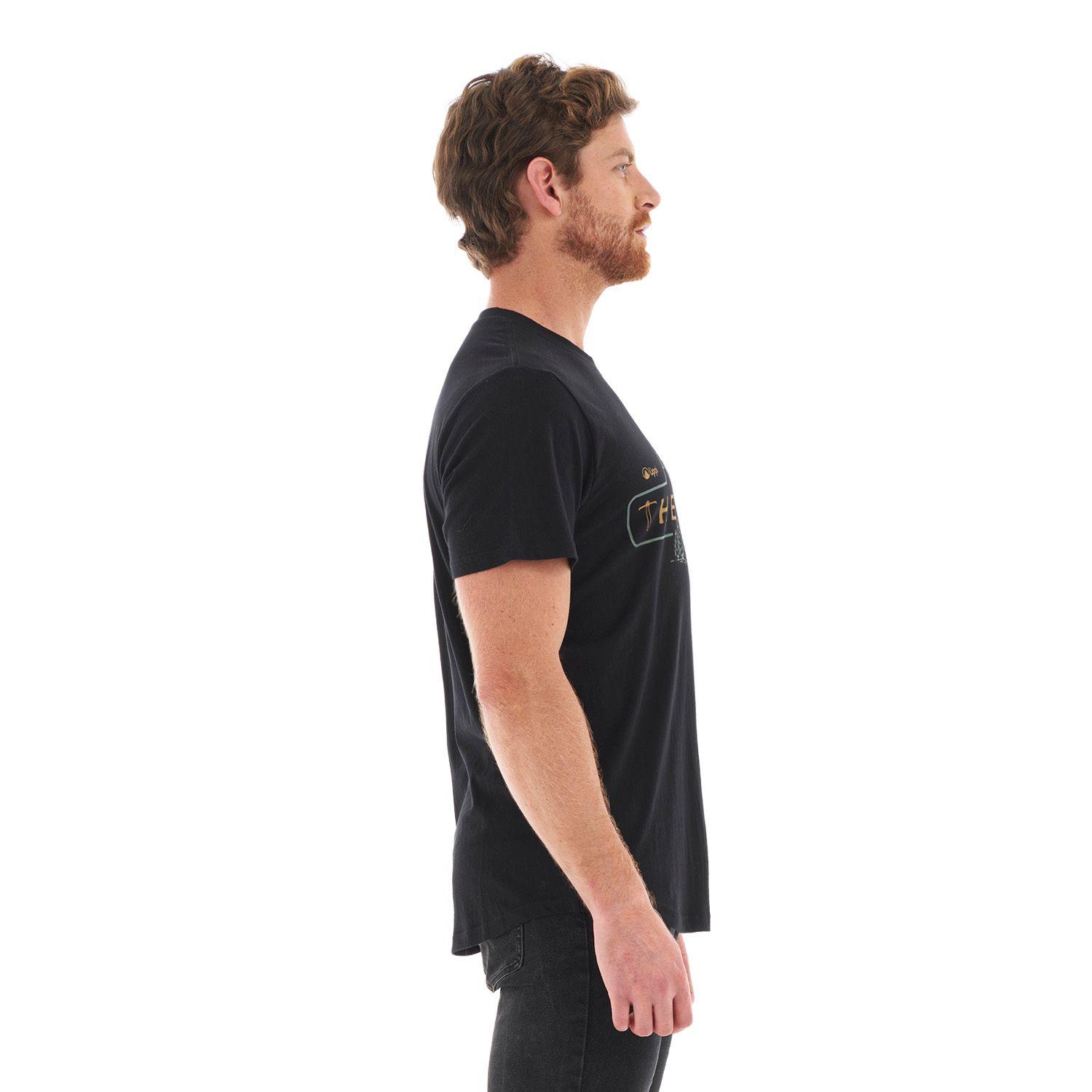 Polera Hombre Heritage UV-Stop T-Shirt Negro Lippi-3