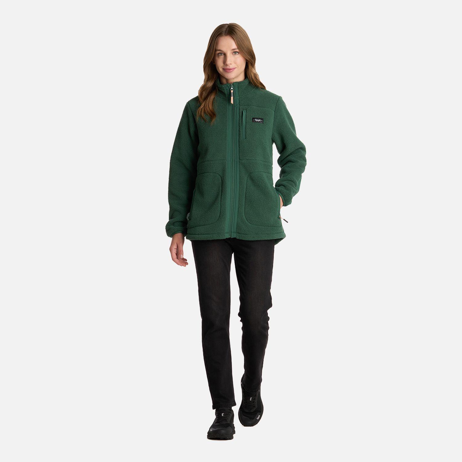 Polar Mujer Hug-Like Shaggy Pro Verde Botella Lippi I25-5