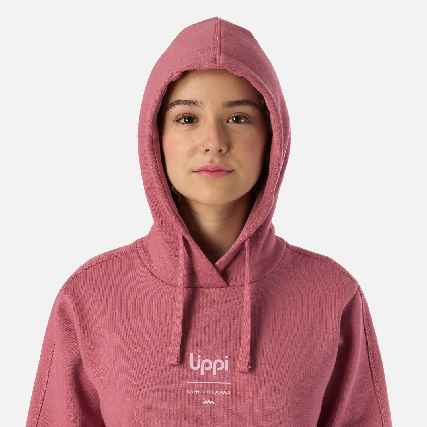 Polerón Teen Girl Ulmo Mid Point Hoody Sweatshirt Rosa Lippi V26-3