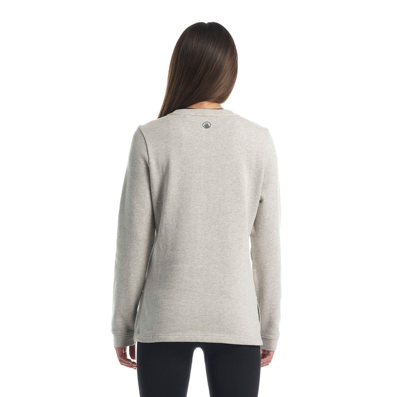 Poleron Mujer Insigne Sweatshirt Gris Lippi-5