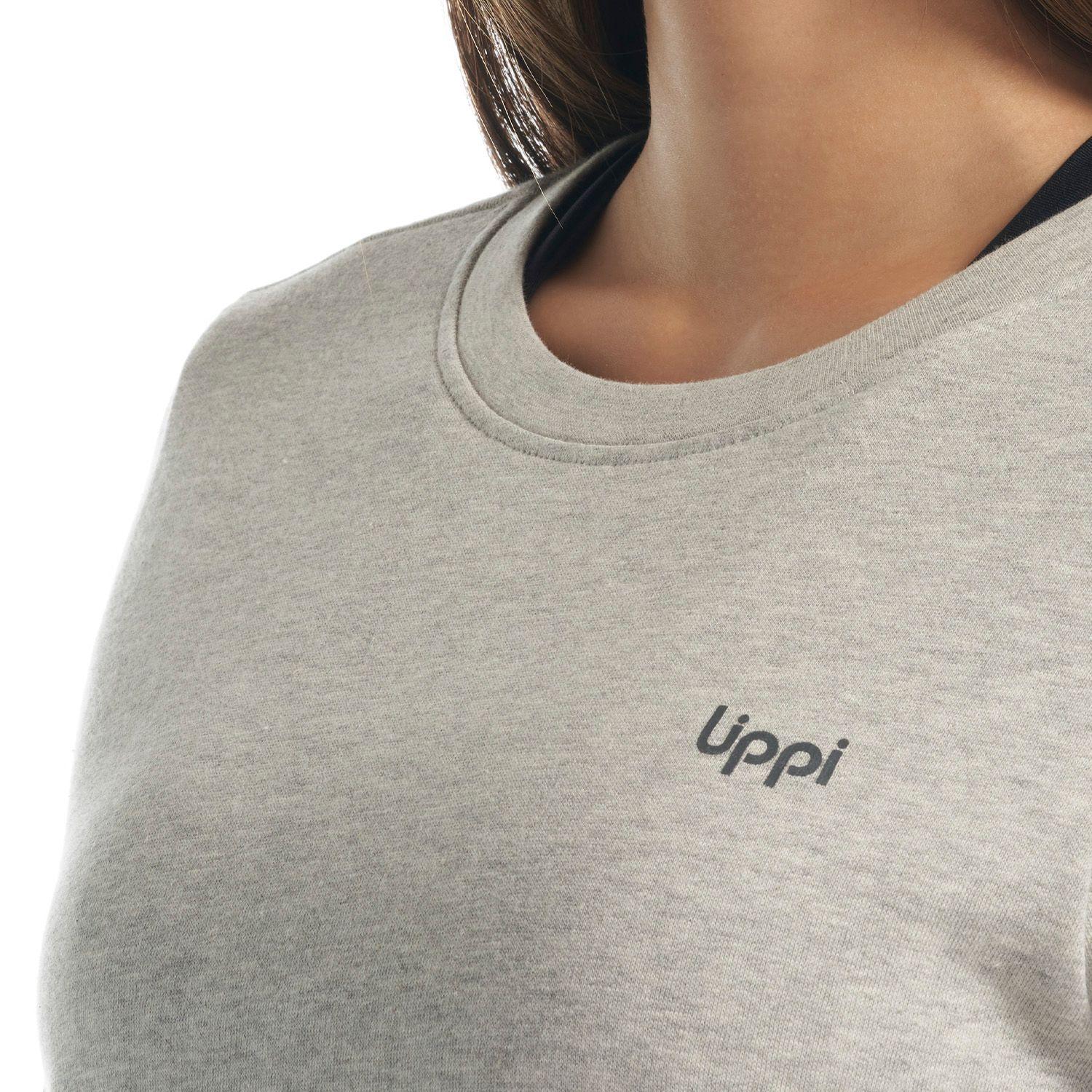 Poleron Mujer Insigne Sweatshirt Gris Lippi-6