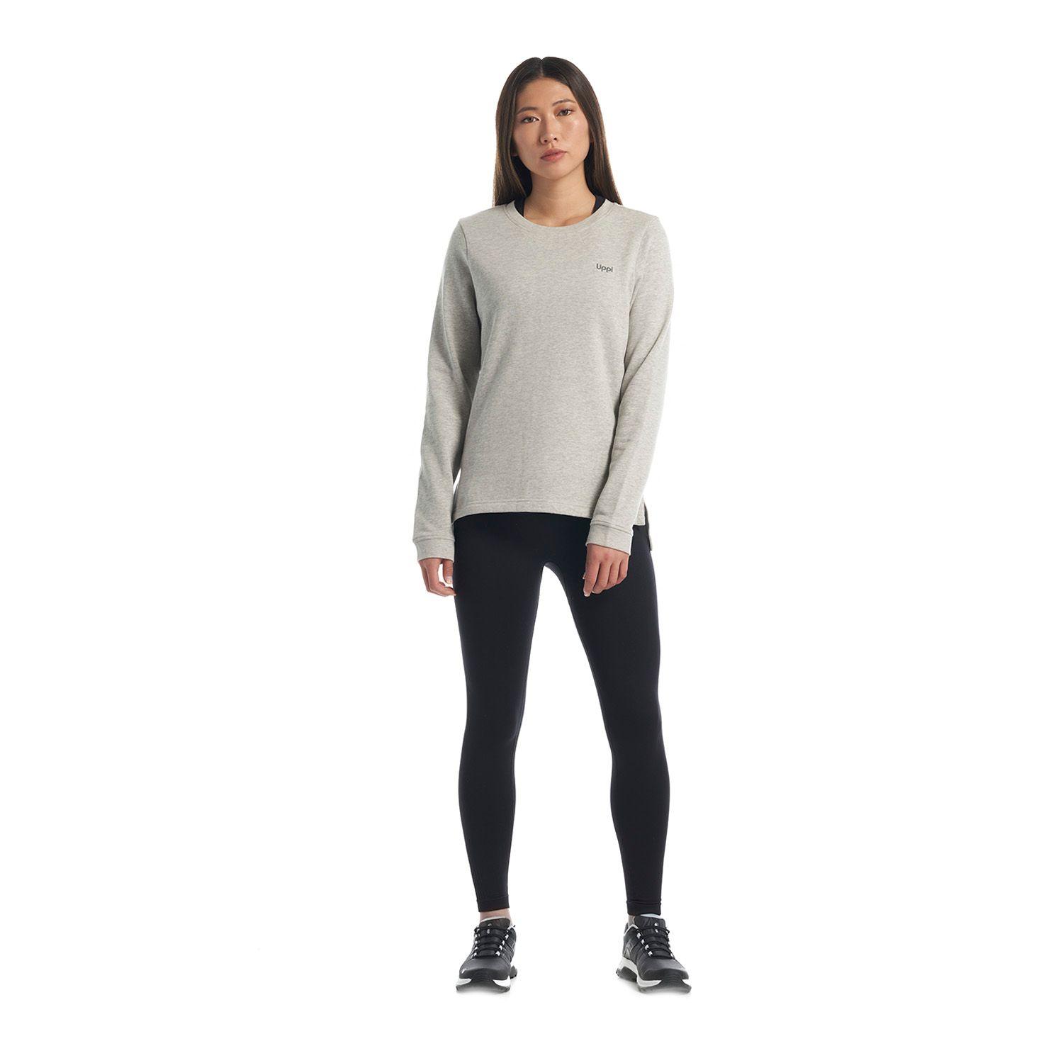 Poleron Mujer Insigne Sweatshirt Gris Lippi-9