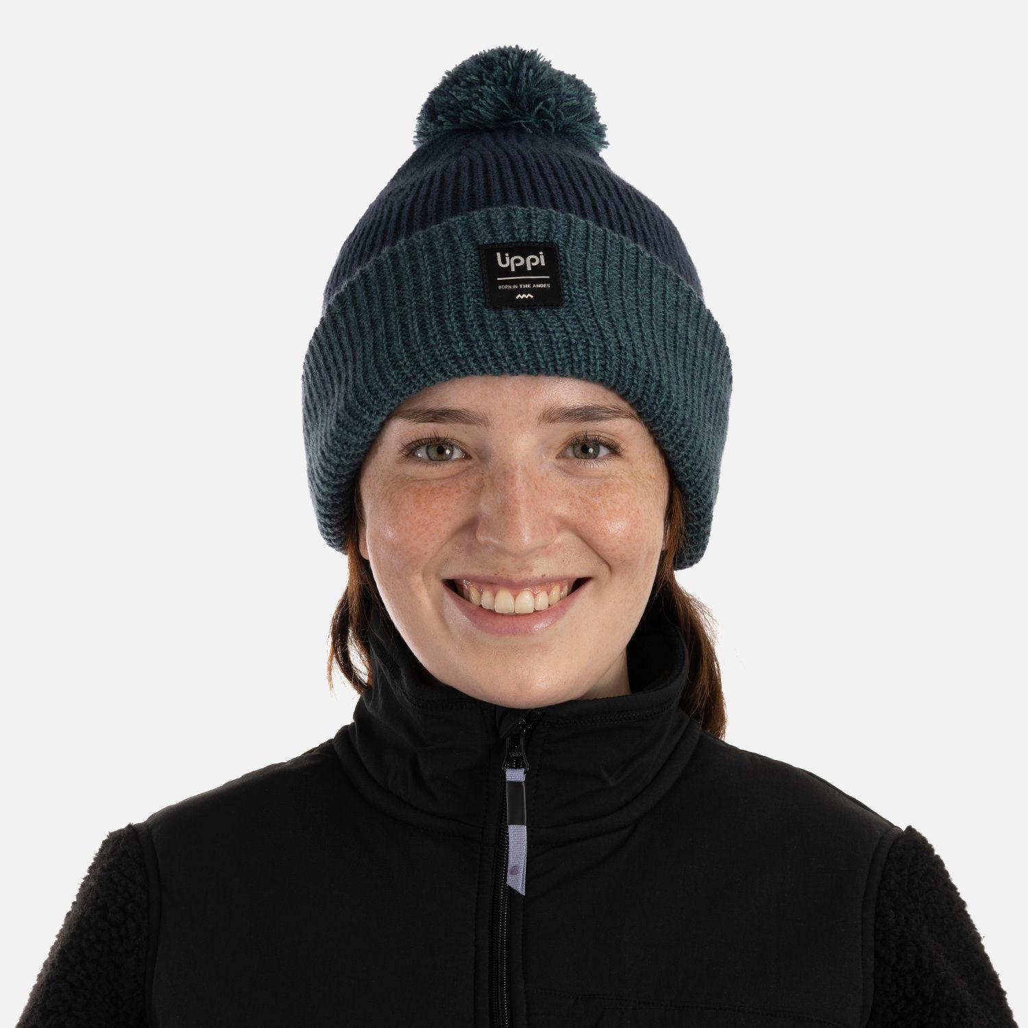 Gorro Fly Line Pom Blend-pro Beanie Azul Melange Lippi I25-1