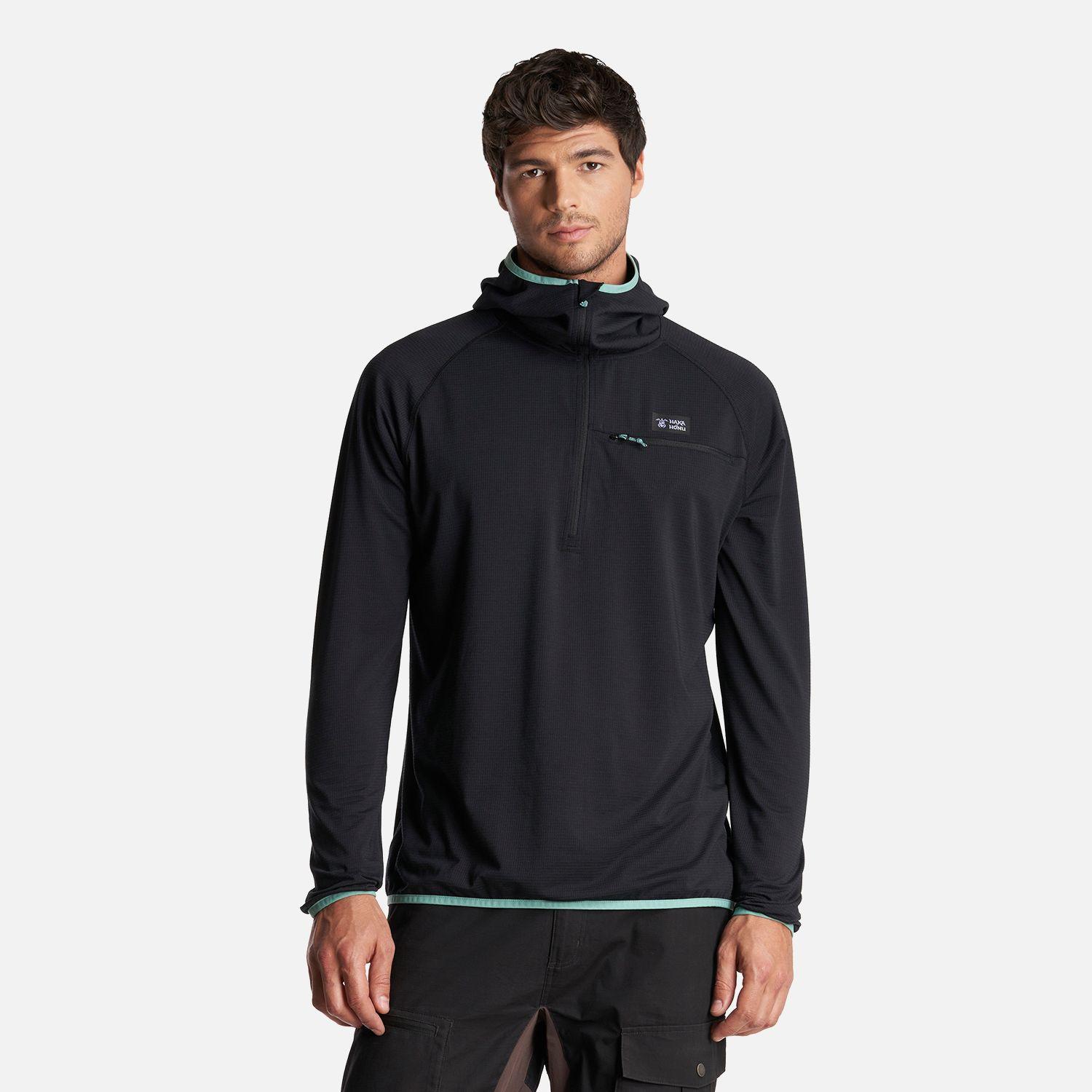 Poleron Hombre Taina Pro Negro Haka Honu V24-1