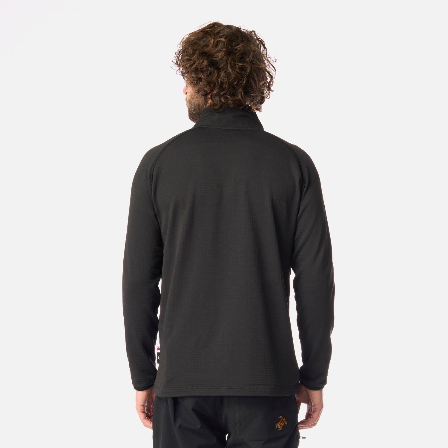 Polerón Hombre Taina Full Zip Negro Haka Honu I26-2