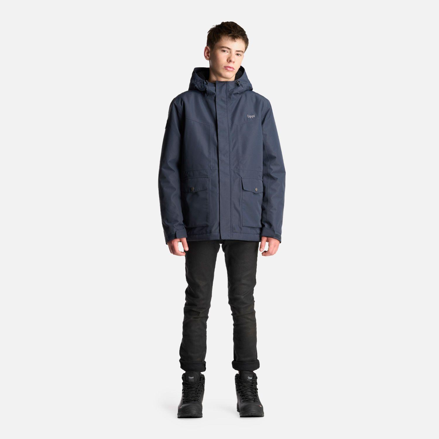 Chaqueta Teen Boy Roble B-Dry Hoody Jacket Azul Marino Lippi-7