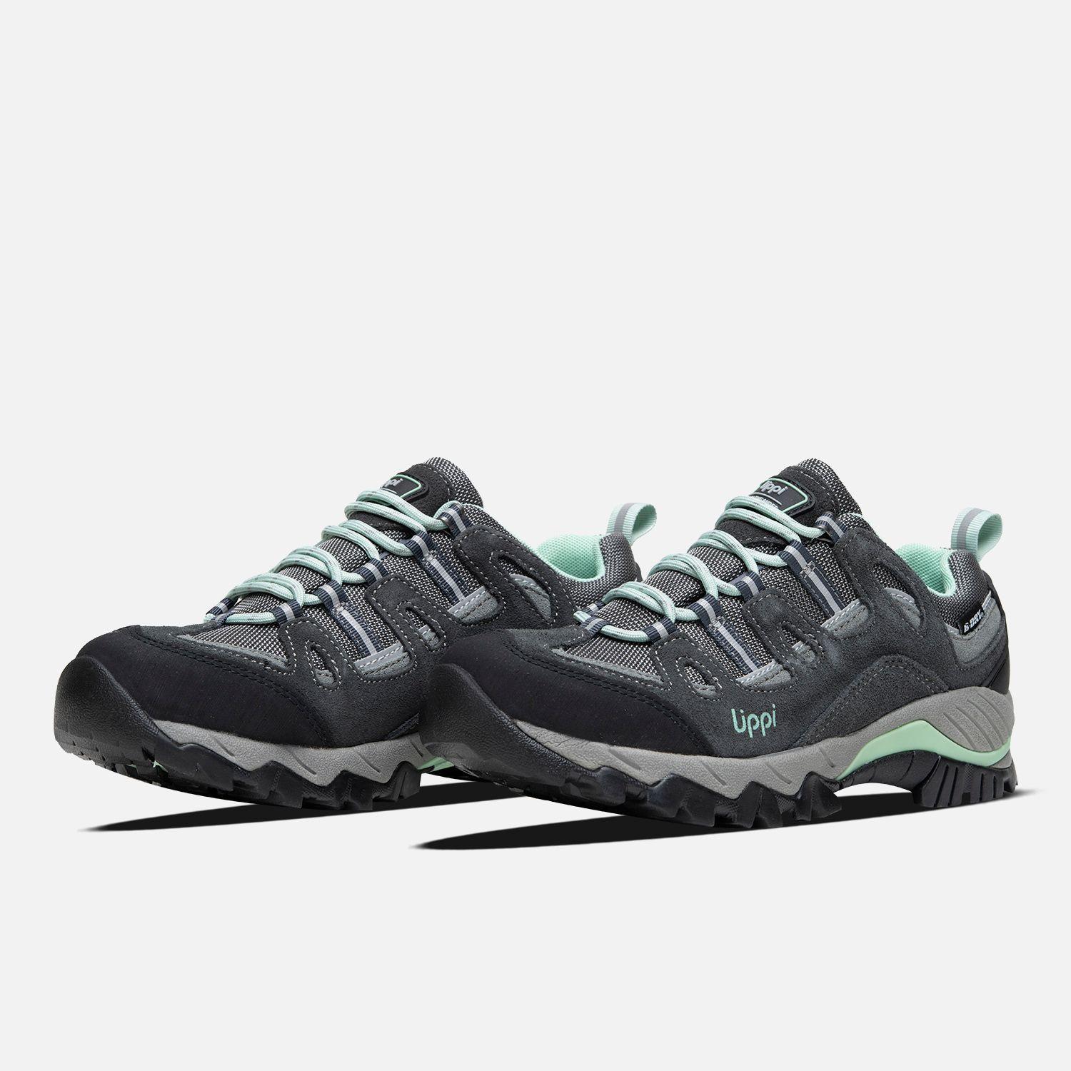 Zapato Mujer Puelo Cs Low Gris / Verde Agua Lippi I25-2