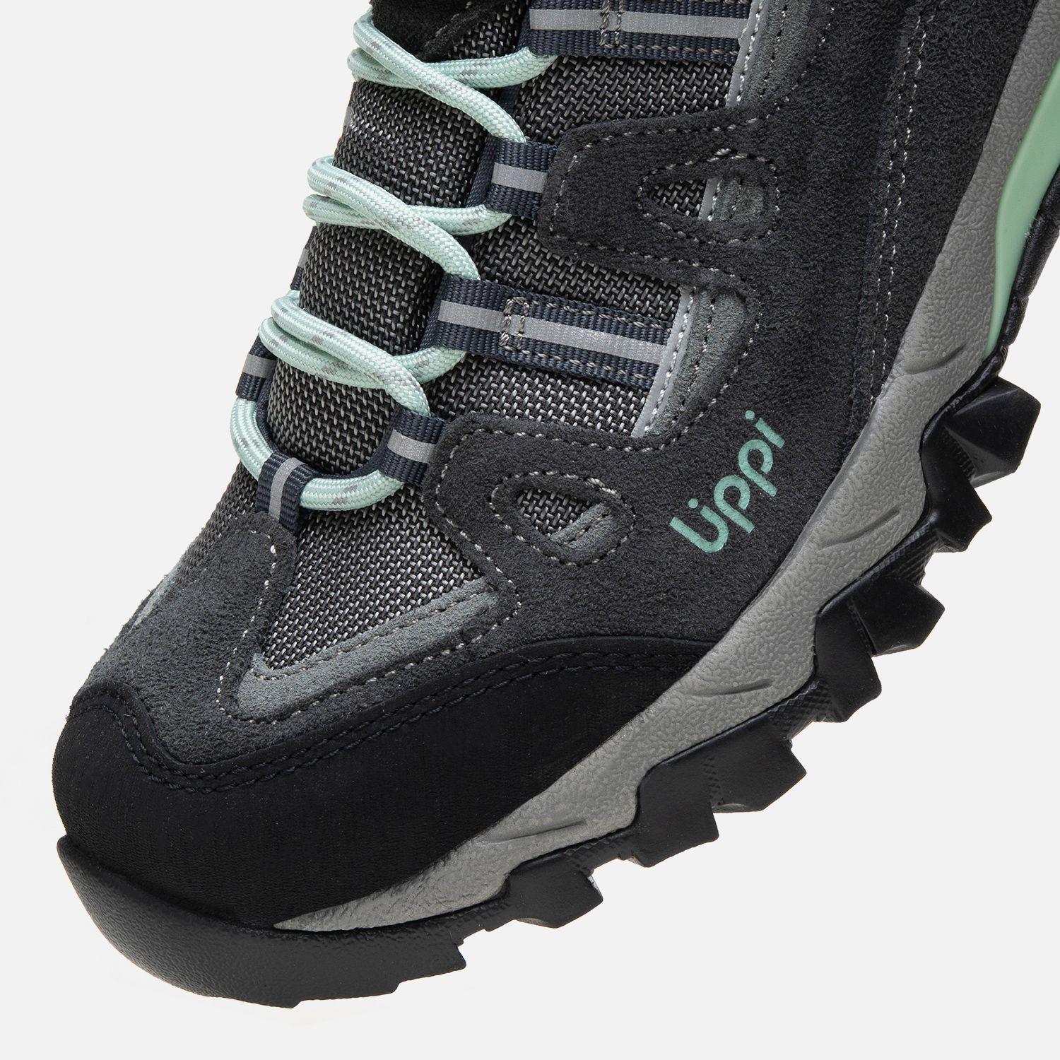 Zapato Mujer Puelo Cs Low Gris / Verde Agua Lippi I25-7