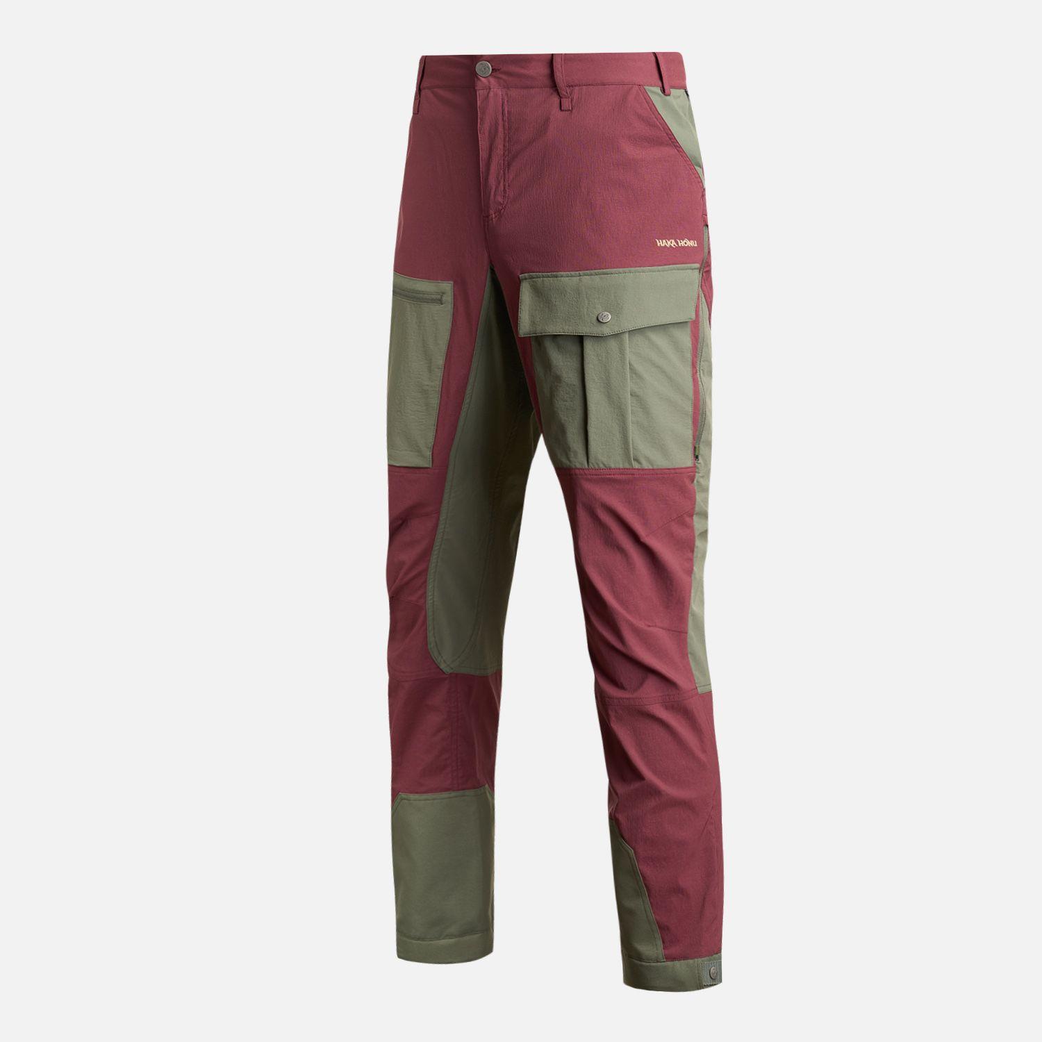 Pantalon Hombre Boina Negra Burdeo Haka Honu I24-0
