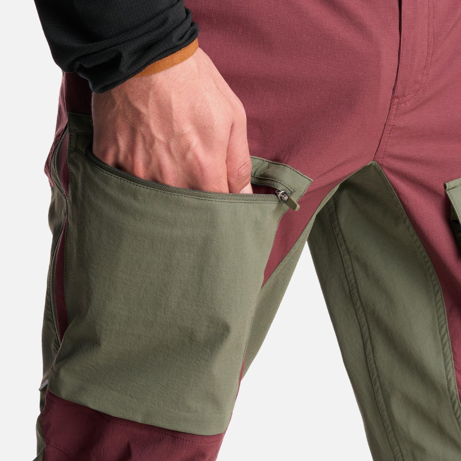 Pantalon Hombre Boina Negra Burdeo Haka Honu I24-8