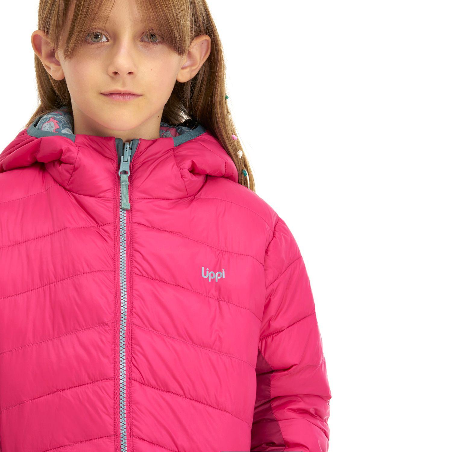 Chaqueta Niña BeWarm 2-Face Hoody Jacket Frambuesa / Print Jade Lippi-5