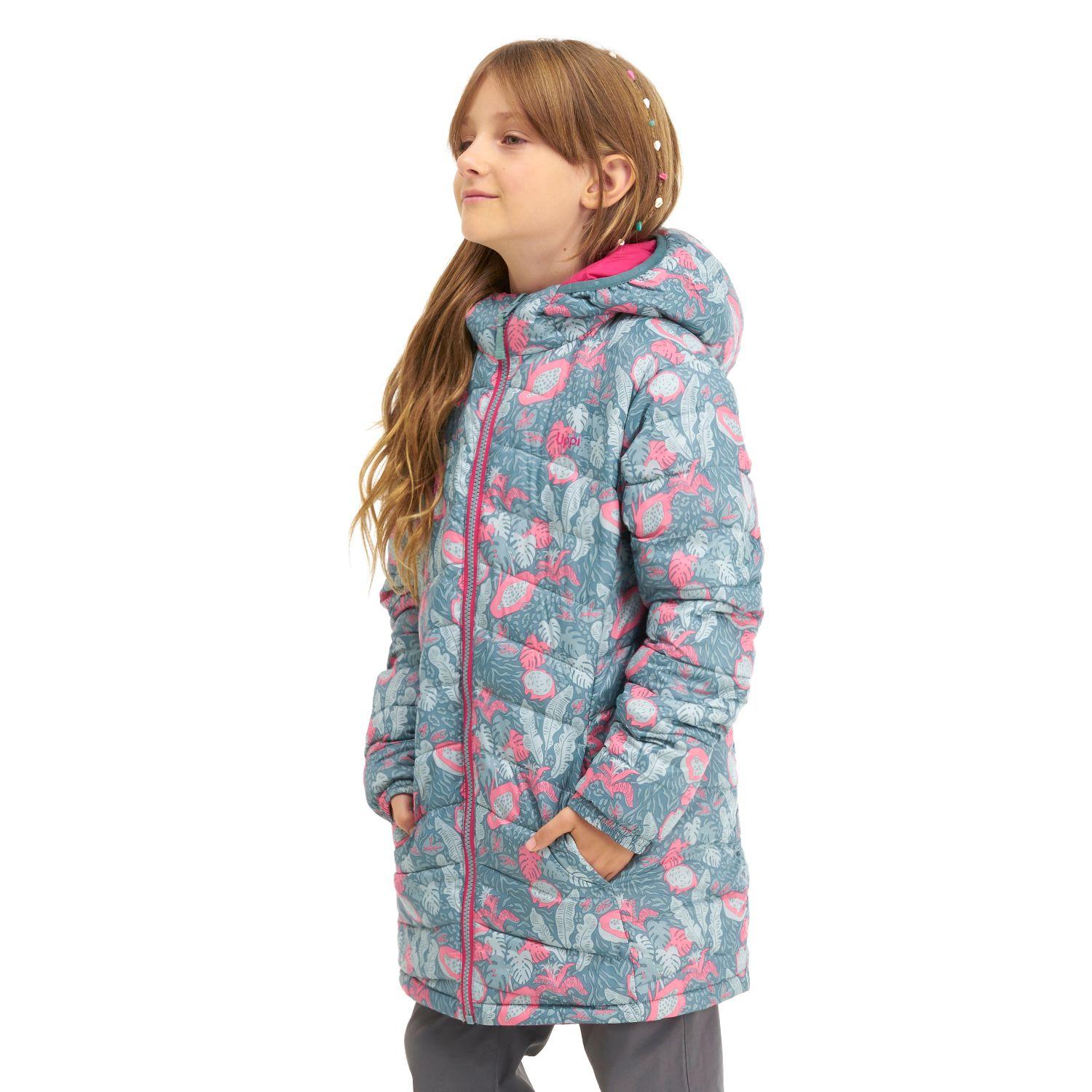 Chaqueta Niña BeWarm 2-Face Hoody Jacket Frambuesa / Print Jade Lippi-6
