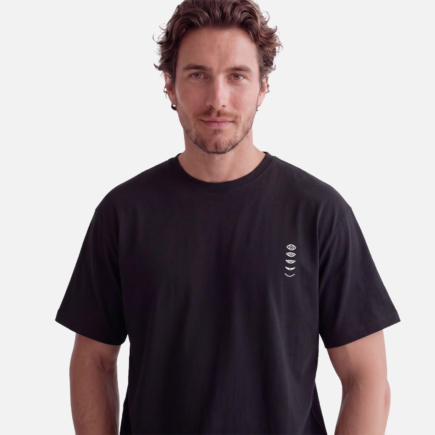 Polera Hombre Parcel Negro Haka Honu V27-2