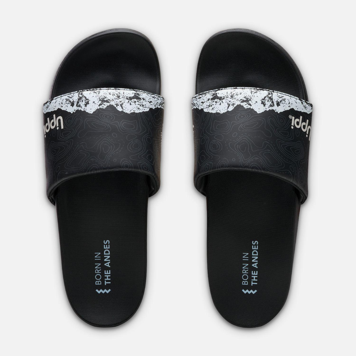 Sandalia Hombre Insigne Slide Print Negro Lippi V25-5